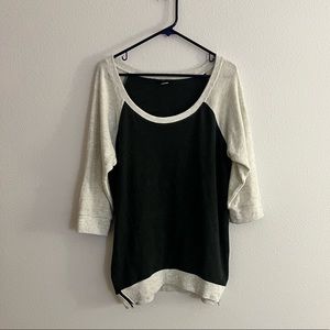 Torrid zipper side raglan sweatshirt size 1